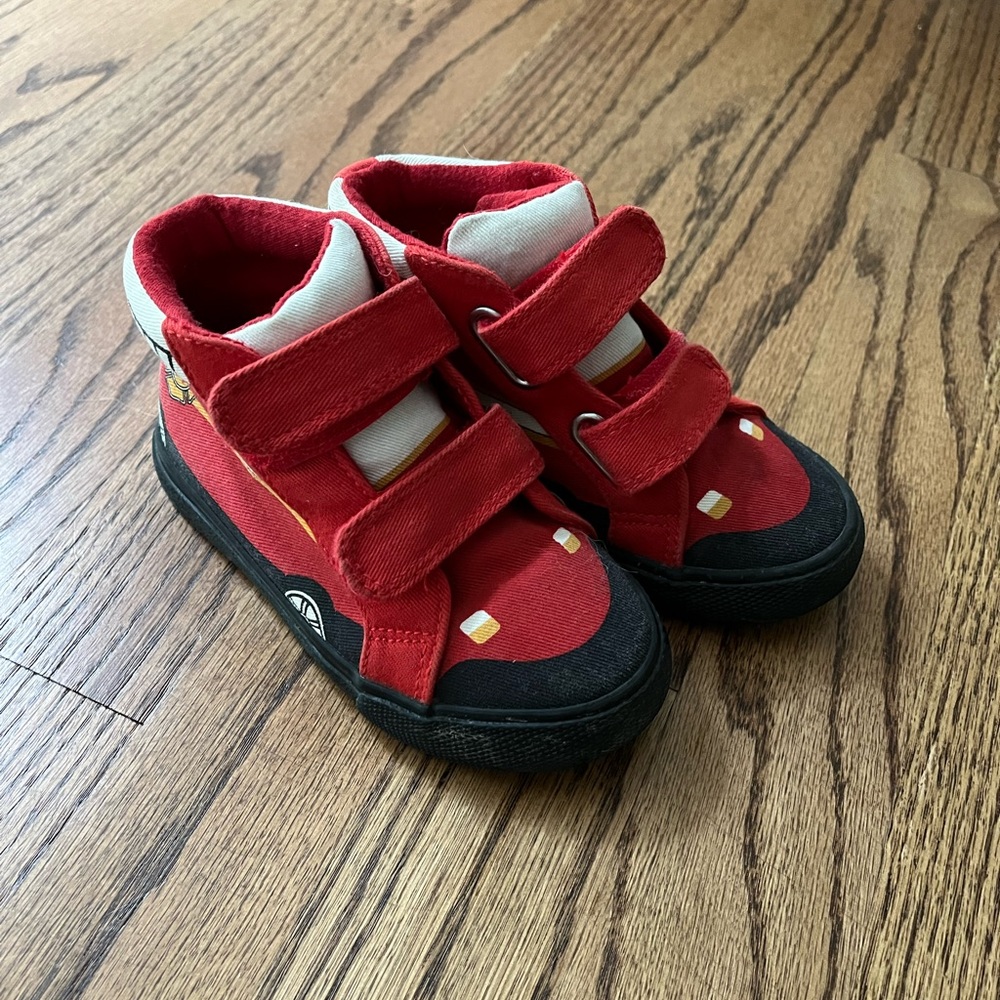 Cat and Jack fire truck high tops - size 7